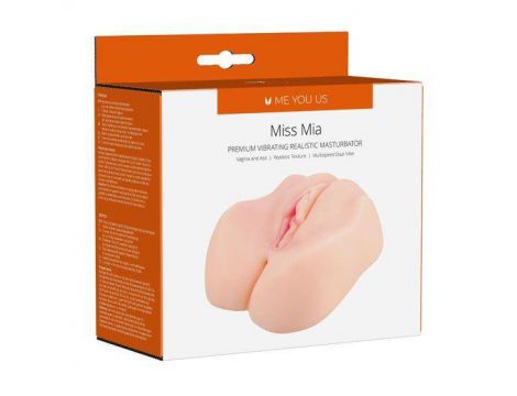 Wibrujący realistyczny masturbator Miss Mia Me You Us cyber skóra - 2