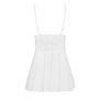 Babydoll koronkowy Obsessive biały z stringami S/M - 14