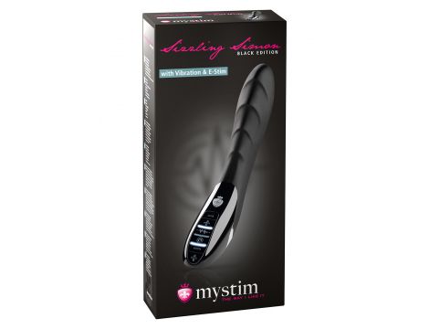 Sizzling Simon Estim Vibrator Black - 4