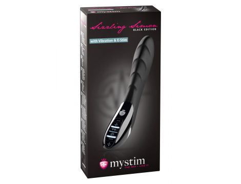 Sizzling Simon Estim Vibrator Black - 3