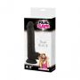 Dildo realistyczne silikonowe z jądrami Real Safe Brush czarny - 2