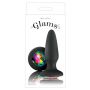 Korek analny silikonowy Glams Gem Plug czarny 10.5 cm NS Novelties - 4