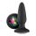 Korek analny silikonowy Glams Gem Plug czarny 10.5 cm NS Novelties