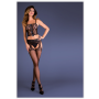 Bielizna-Rajstopy Strip Panty z koronką EROTICA STRIP PANTY SILVANA Czarne S/M - 4