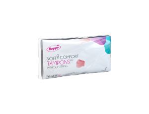 Tampon gąbkowy Beppy Soft Comfort Dry Natural 4 sztuki