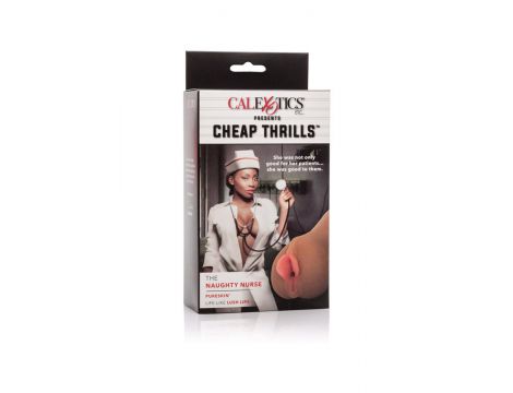 Masturbator Cheap Thrills Naughty Nurse brązowy 12 cm - 3