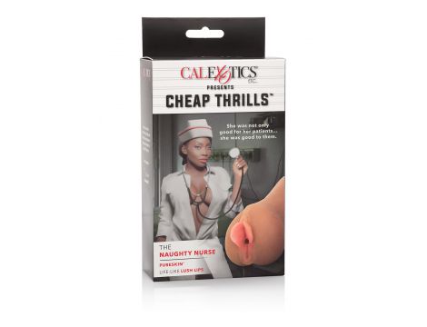 Masturbator Cheap Thrills Naughty Nurse brązowy 12 cm - 4