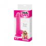 Dildo realistyczne Real Safe silikonowe z jądrami różowe - 2