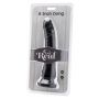 Dildo realistyczne ToyJoy Get Real czarne 20 cm - 4