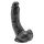 Dildo realistyczne Get Real z jądrami ToyJoy czarne 20 cm