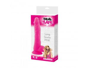 Realistyczne dildo silikonowe Real Safe różowe