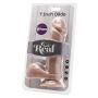 Wibrator realistyczny z kulkami ToyJoy jasny 18 cm - 4