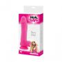 Dildo realistyczne silikonowe z przyssawką Real Safe różowy - 3