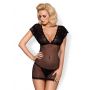 Koszulka nocna Obsessive z koronką i stringami L/XL - 2
