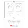 Koszulka nocna Obsessive z koronką i stringami L/XL - 4