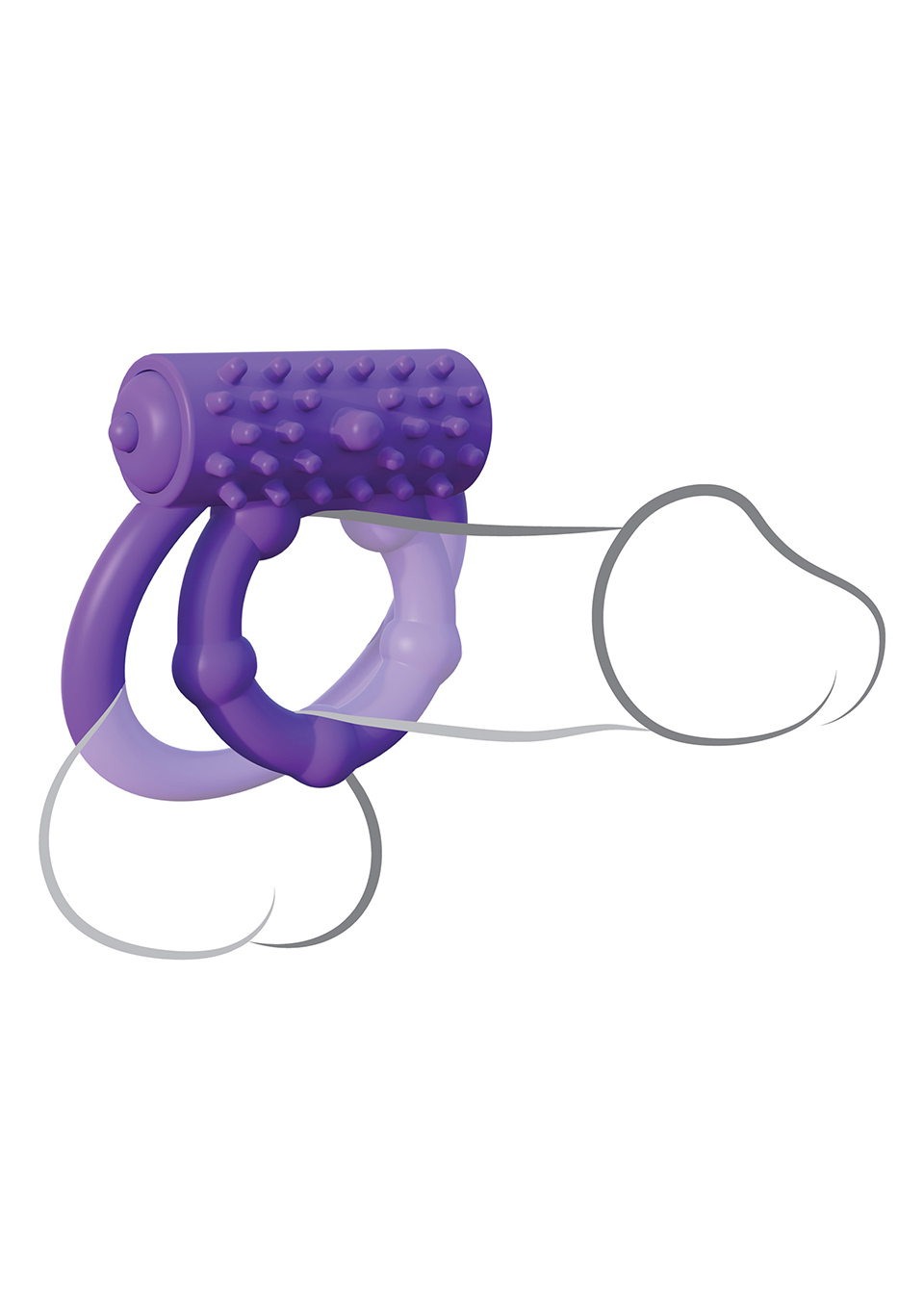pierścień-vibrating prolong performance purpl