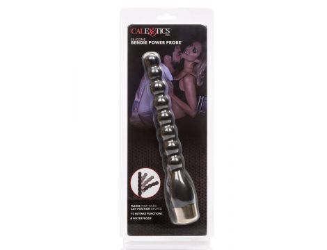 Silikonowy wibrujący korek analny Calexotics czarny 24 cm - 3