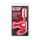 Pierścień wibrujący na łechtaczkę Black&Red czerwony silikonowy 14.5 cm