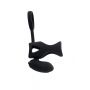 Wibrujący pierścień na penisa z stymulacją łechtaczki Black & Red 14,5 cm - 5