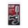Wibrujący pierścień na penisa z stymulacją łechtaczki Black & Red 14,5 cm