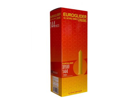Prezerwatywy Euroglider 144 sztuk naturalne - 2