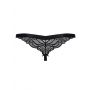 Stringi otwarte koronkowe Obsessive S/M - 5