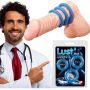 Pierścienie erekcyjne Lust 3 rowkowane silikonowe niebieskie You2Toys - 3