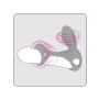 Pierścień wibrujący silikonowy Gladiator Adrien Lastic 9 cm z pilotem - 4