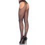 Rajstopy siateczkowe z szelkami Leg Avenue One Size czarne - 3