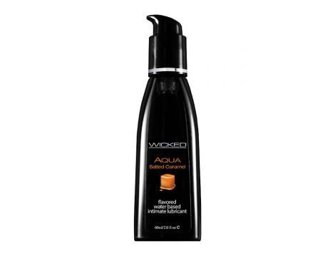 Lubrykant smakowy Wicked Aqua słony karmel 60ml - 2
