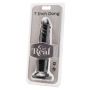 Dildo realistyczne ToyJoy Get Real czarne 18 cm - 5