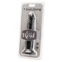 Dildo realistyczne ToyJoy Get Real czarne 18 cm - 4