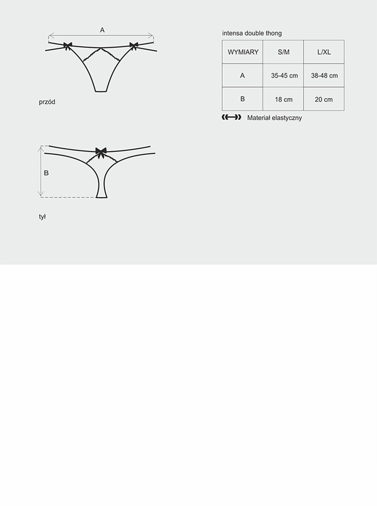 zdobione koronkowe stringi erotyczne obsessive s/m