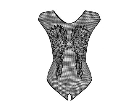 Body siatkowe erotyczne Obsessive czarne XL/XXL - 6