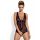 Body Fiorenta Obsessive kwiatowe z otwartym krokiem L/XL