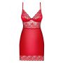 Gorset Lovica z stringami Obsessive czerwony XXL - 6