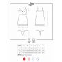 Gorset Lovica z stringami Obsessive czerwony XXL - 7