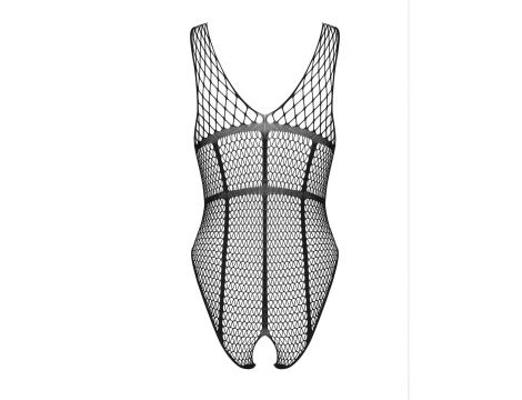 Body erotyczne Obsessive siateczkowe z otwartym krokiem S/M/L - 6