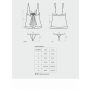 Babydoll z stringami Amanta Obsessive turkusowy S/M - 3
