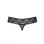 Stringi otwarte koronkowe Obsessive S/M - 5