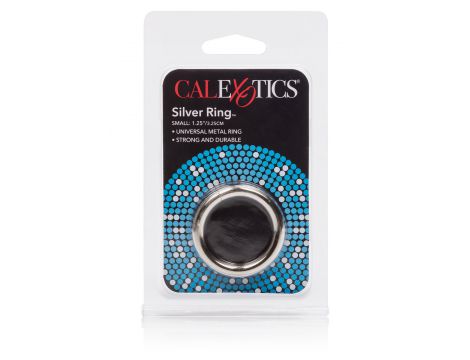 Pierścień erekcyjny Calexotics srebrny stalowy 4 cm - 4