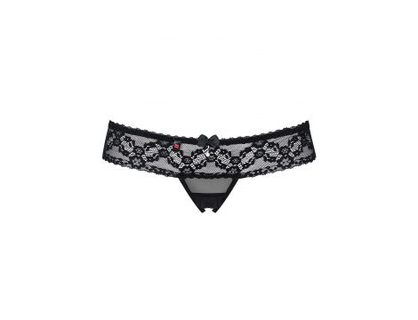 Koronkowe stringi otwarte Obsessive L/XL - 3