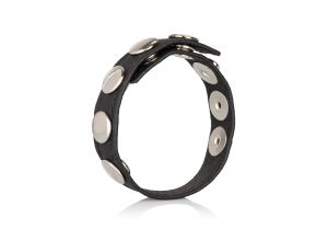 Pierścień erekcyjny skórzany Calexotics Ares czarny 22 cm