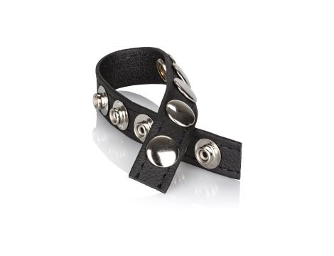 Pierścień erekcyjny skórzany Calexotics Ares czarny 22 cm - 5