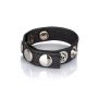 Pierścień erekcyjny skórzany Calexotics Ares czarny 22 cm - 9