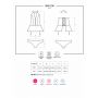 Gorset i figi wet look Obsessive S/M - 8