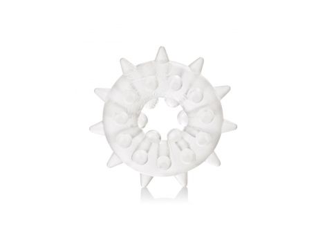 Pierścień erekcyjny Sexagon Enhancer 2 Calexotics przezroczysty 4 cm - 2