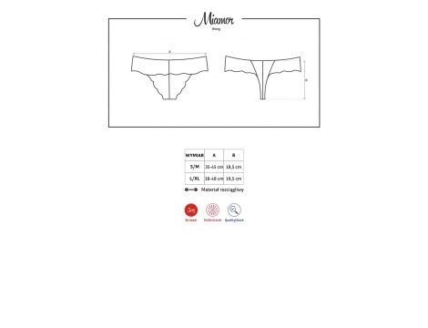 Stringi koronkowe Miamor Obsessive L/XL - 3