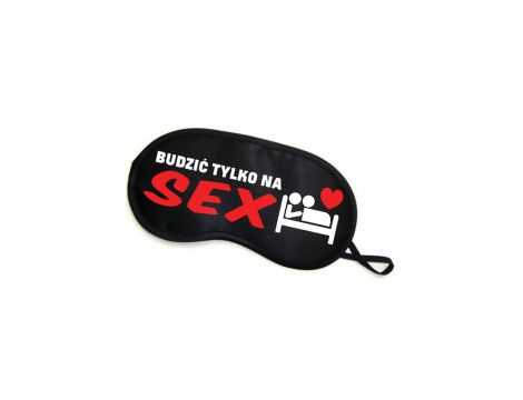 Opaska na oczy do spania sen napis prezent na sex