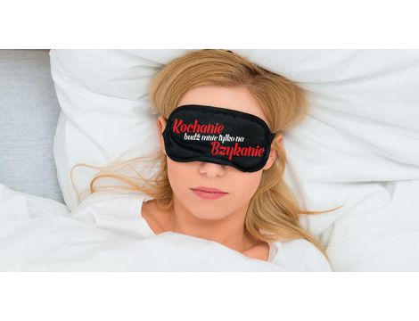 Kochanie budź mnie na bzykanie sex opaska na oczy - 2